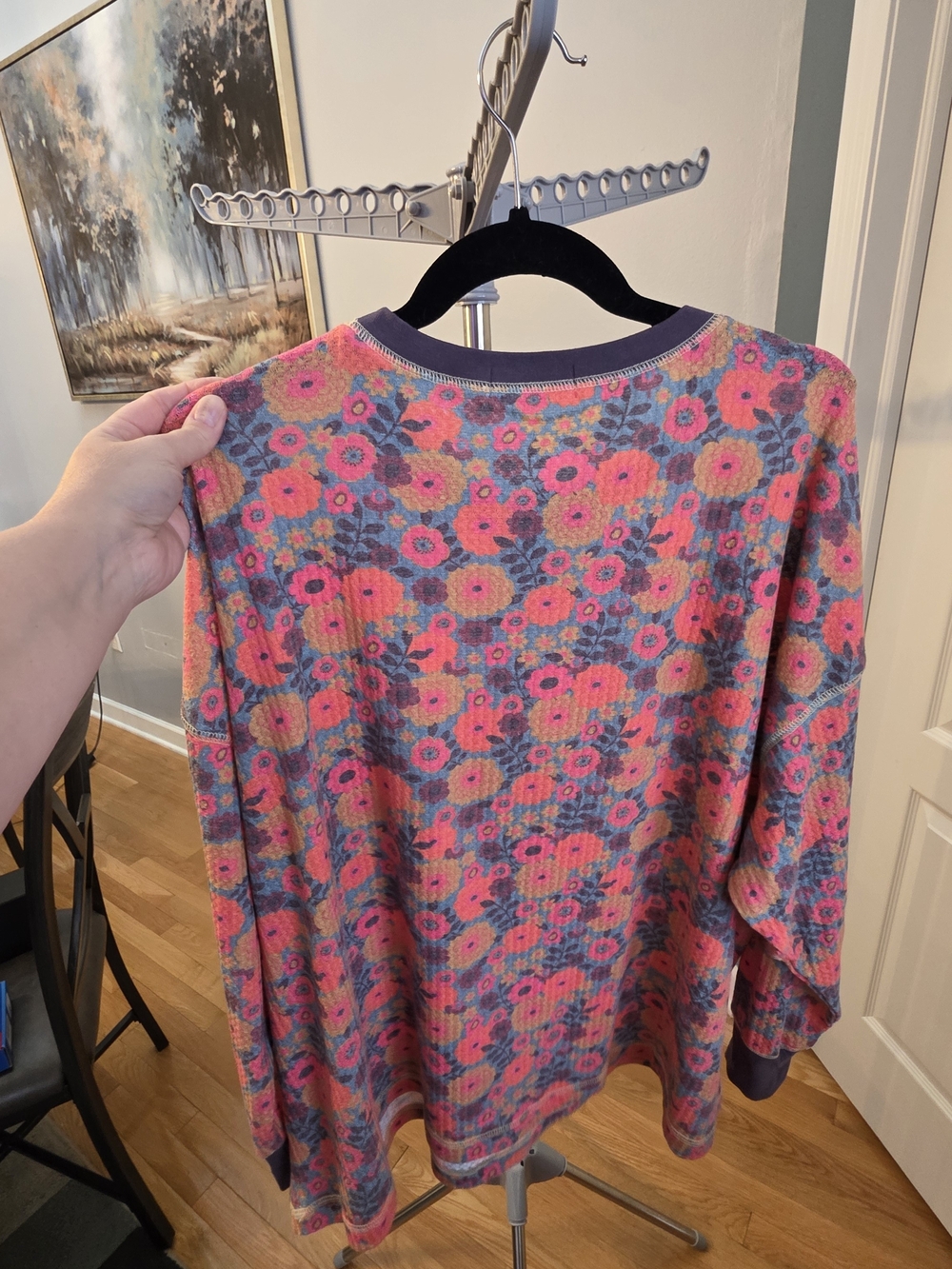 NATURAL LIFE Bright Floral Thermal Top - Picture 6 of 8
